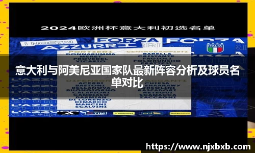 意大利与阿美尼亚国家队最新阵容分析及球员名单对比