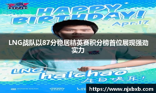 LNG战队以87分稳居精英赛积分榜首位展现强劲实力